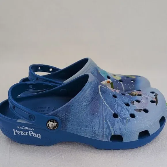NWT DISNEY PETER PAN CROCS‎ SIZE 9 M / 11 W CLOGS. A48 - Picture 4 of 5